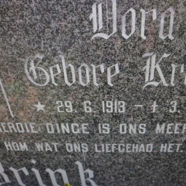 BRINK Diederick Jacobus 1902-1974 &amp; Dora KRUGER 1913-1978