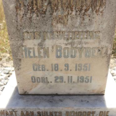 BOOYSEN Helen 1951-1951