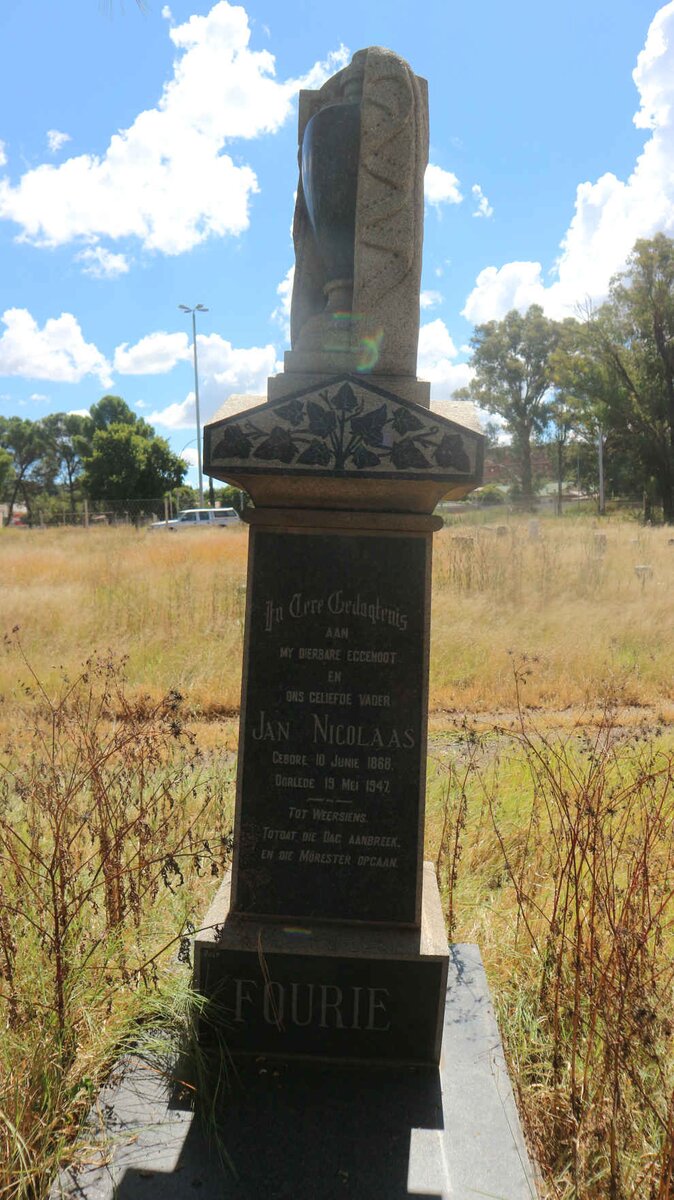 FOURIE Jan Nicolaas 1868-1947