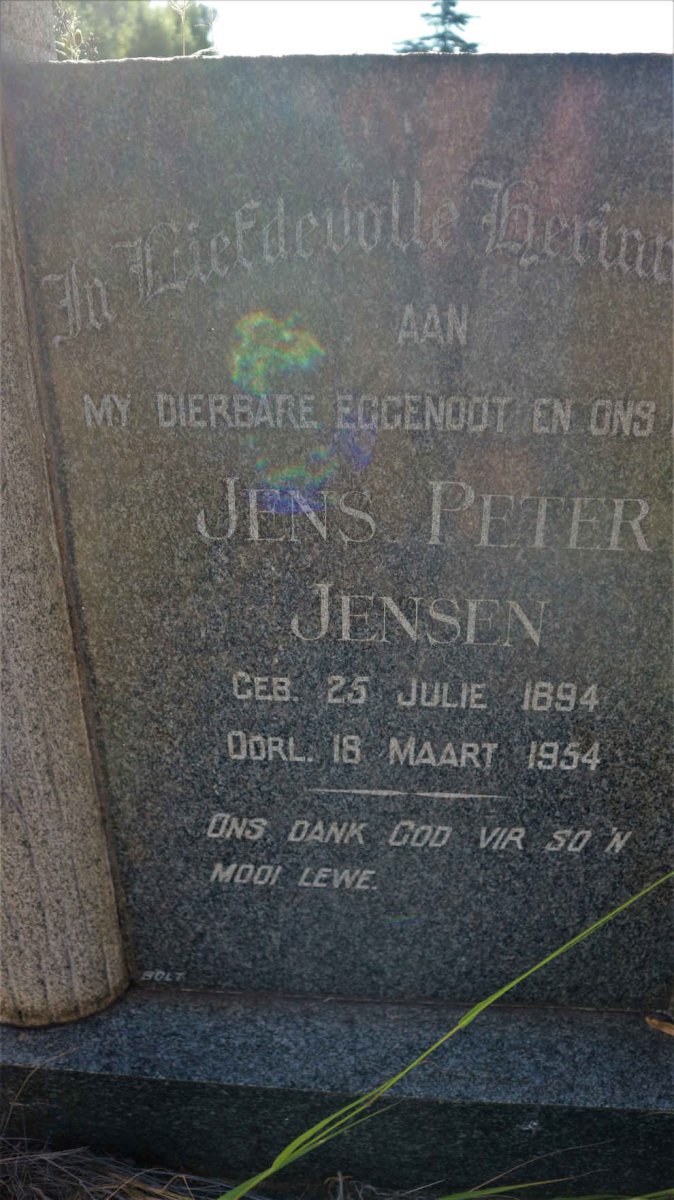 JENSEN Jens Peter 1894-1954