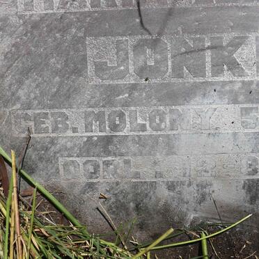 JONKER Maria Elizabeth nee MOLONY 1907-1942