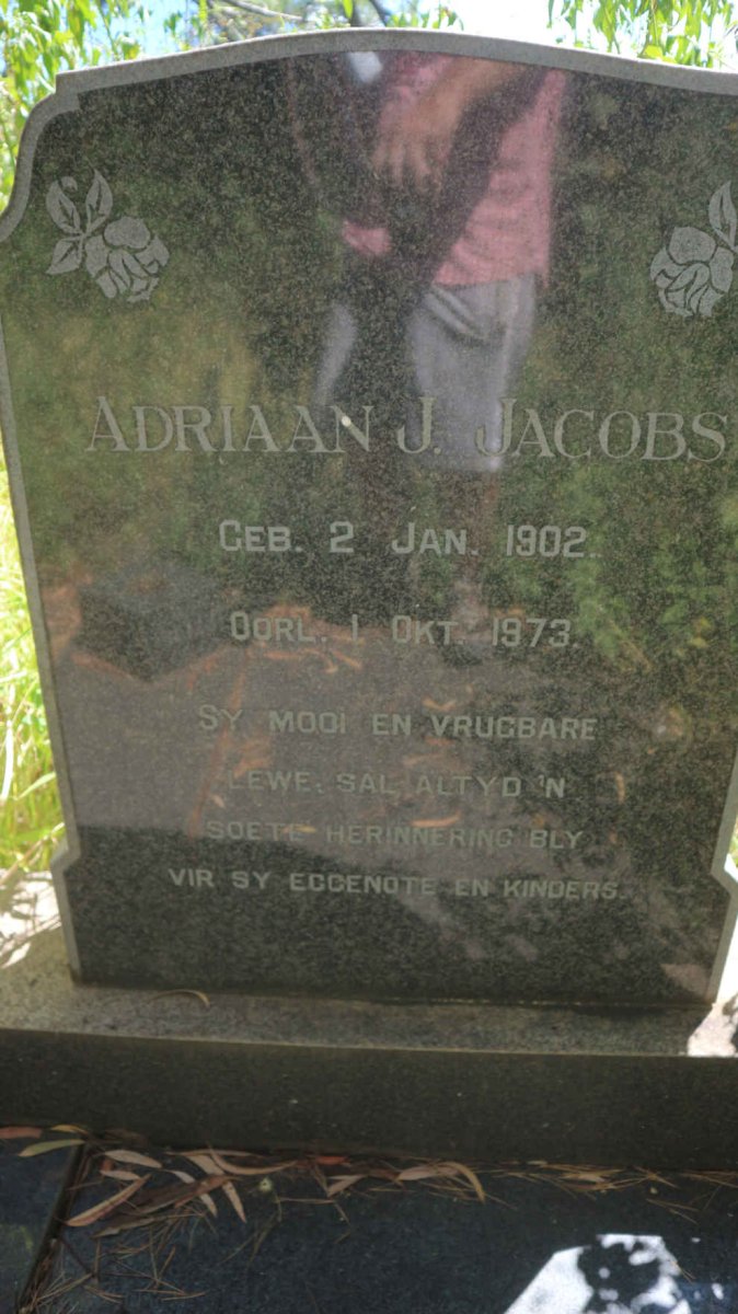 JACOBS Adriaan J. 1902-1973