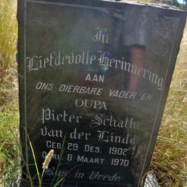 LINDE Pieter Schalk, van der 1902-1970