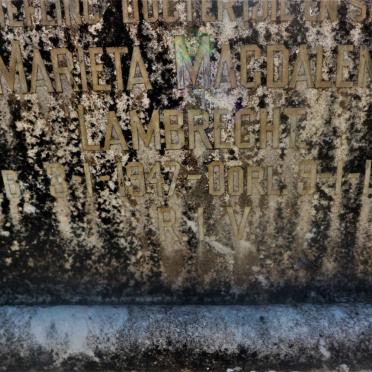 LAMBRECHT Marieta Magdalena 1947-1947