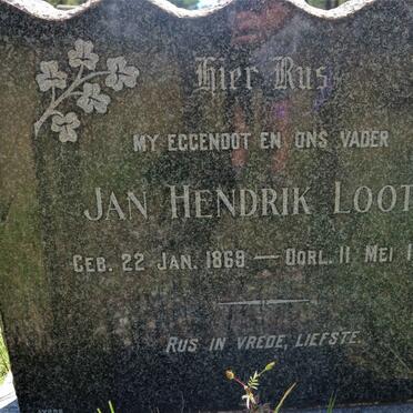 LOOTS Jan Hendrik 1869-1945