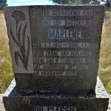 PLESSIS Marlene, du 1951-1952