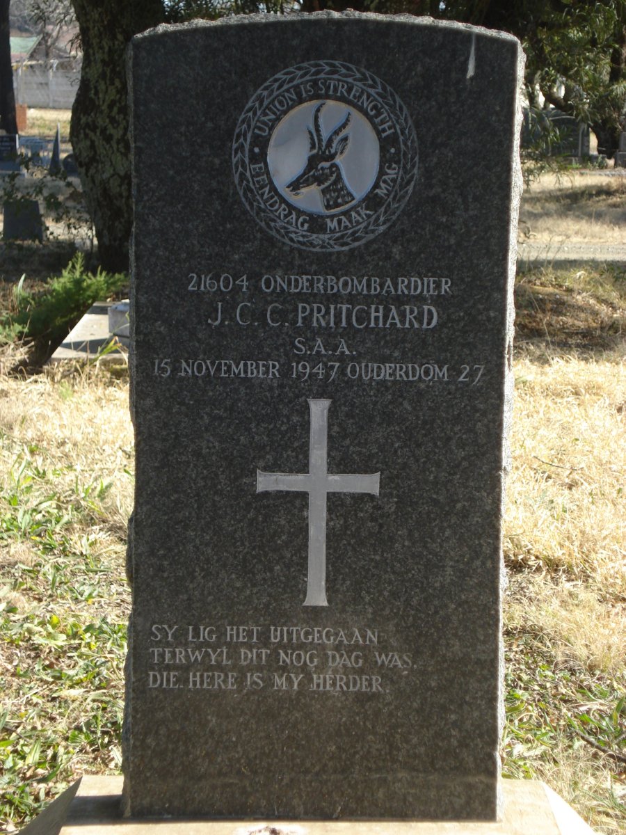 PRITCHARD J.C.C. -1947