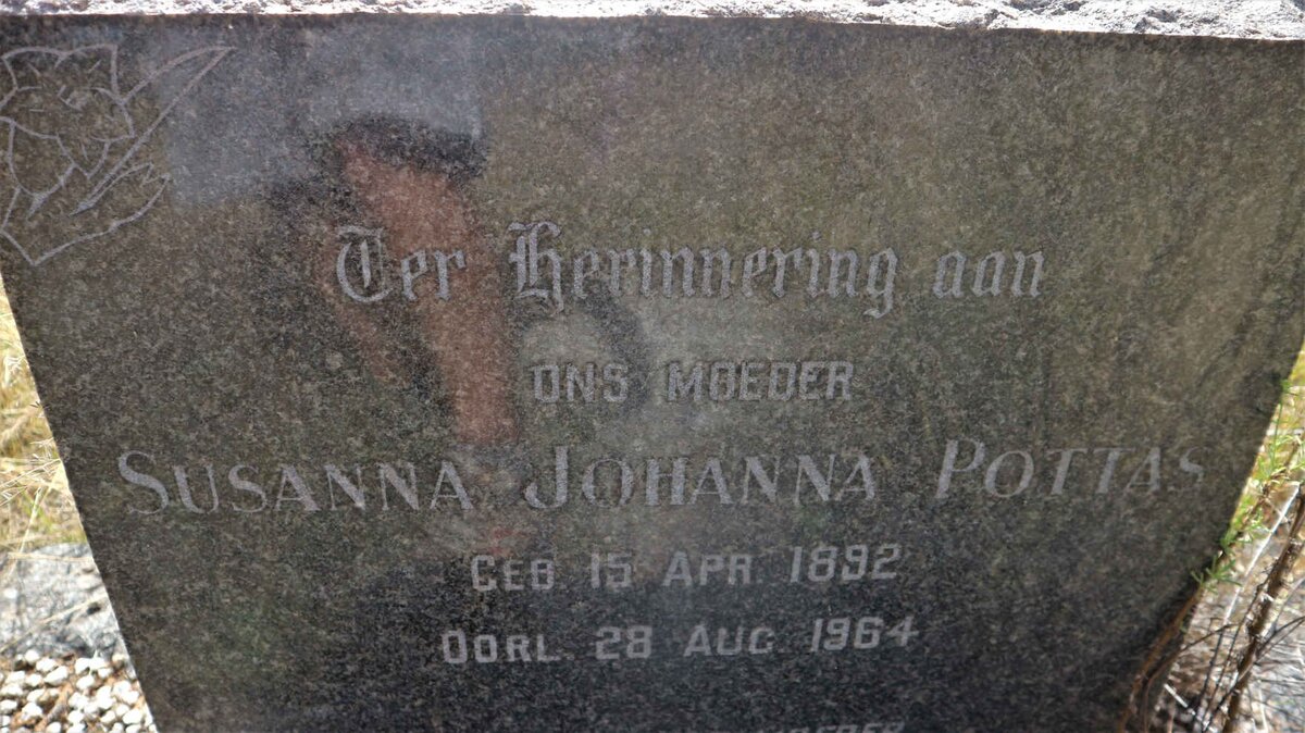 POTTAS Susanna Johanna 1892-1964
