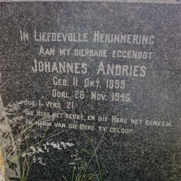 PREEZ Johannes Andries, du 1899-1946