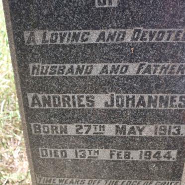 RABIE Andries Johannes 1913-1944
