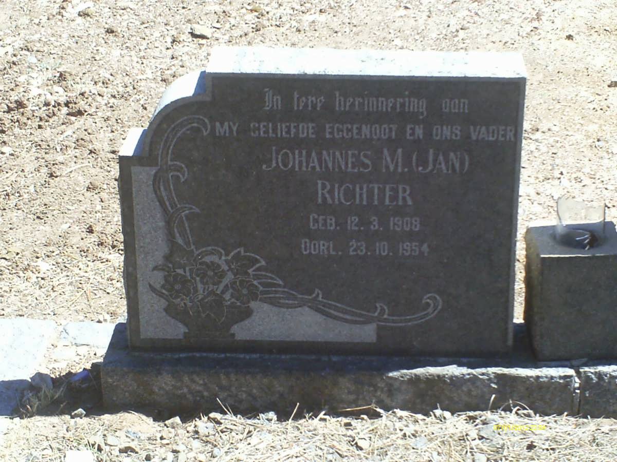 RICHTER Johannes M. 1908-1954