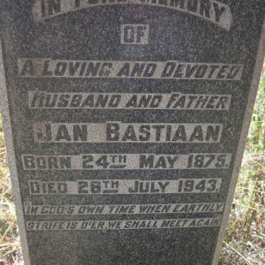 RABIE Jan Bastiaan 1875-1943