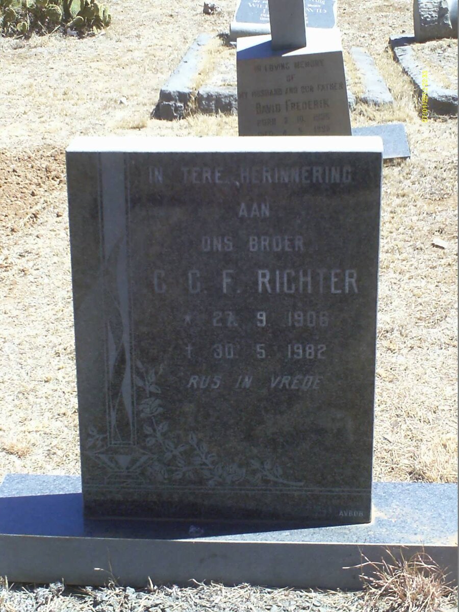 RICHTER C.G.F. 1906-1982