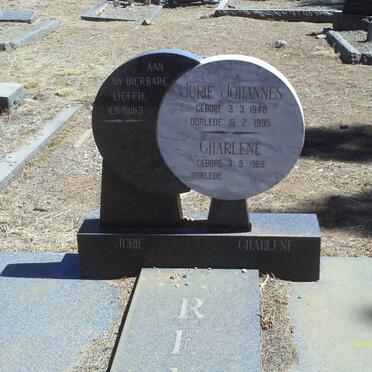 REYNDERS Jurie Johannes 1948-1995 &amp; Charlene 1969-