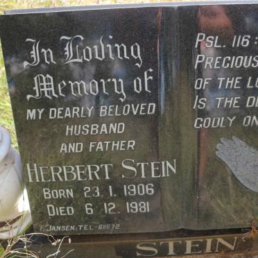 STEIN Herbert 1906-1981