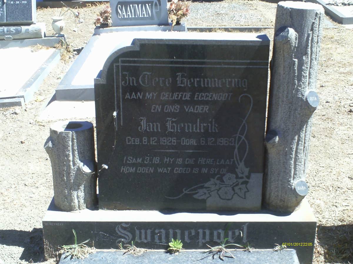 SWANEPOEL Jan Hendrik 1926-1963
