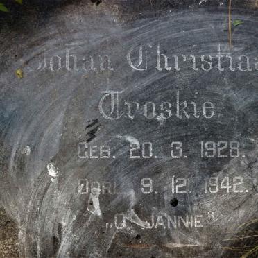 TROSKIE Johan Christiaan 1928-1942