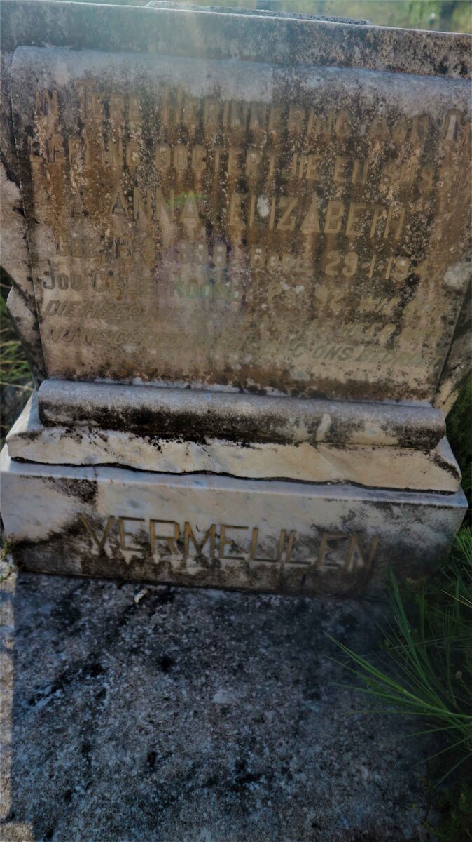 VERMEULEN Anna Elizabeth 1938-1947