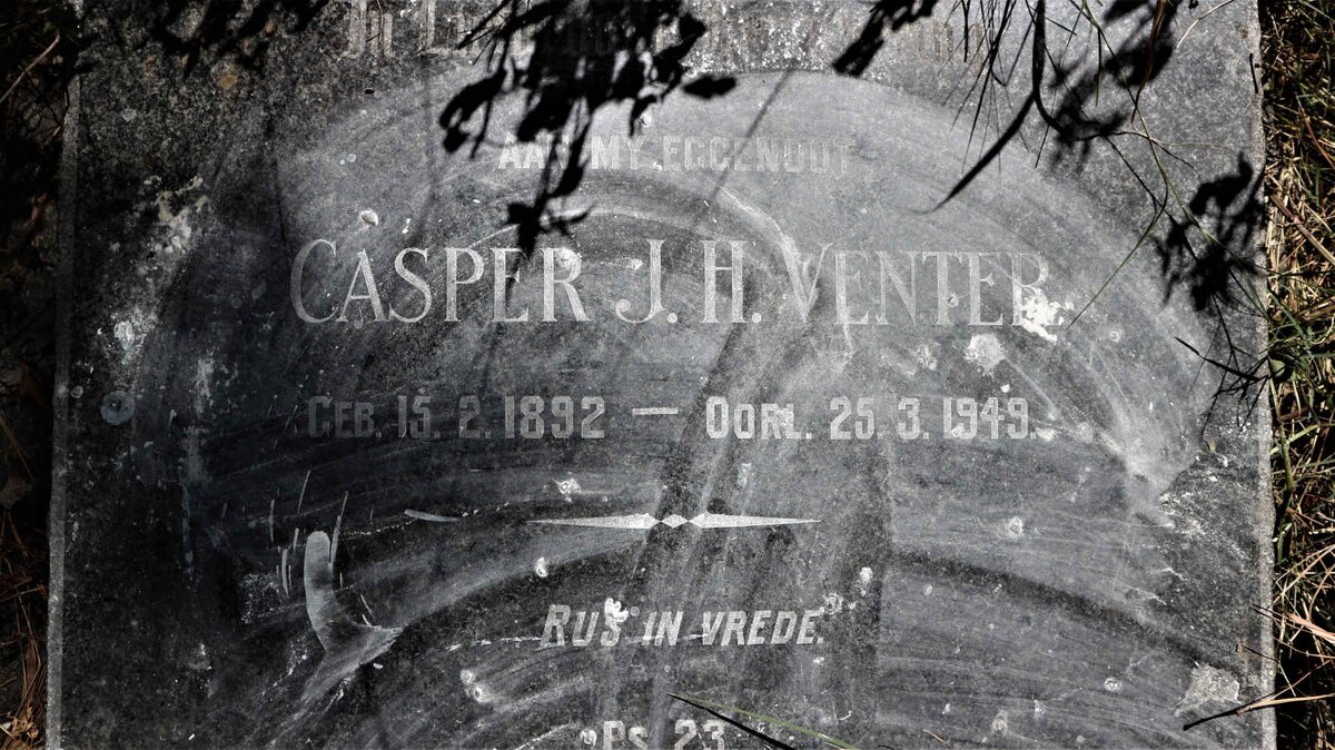 VENTER Casper J.H. 1892-1949
