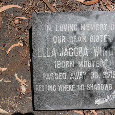 WINDELL Ella Jacoba nee MOSTERT -1970