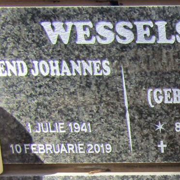 WESSELS Barend Johannes 1941-2019 &amp; Louis HUGO 1944-