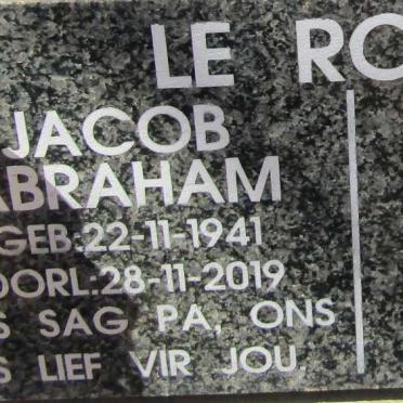 ROUX Jacob Abraham, le 1941-2019