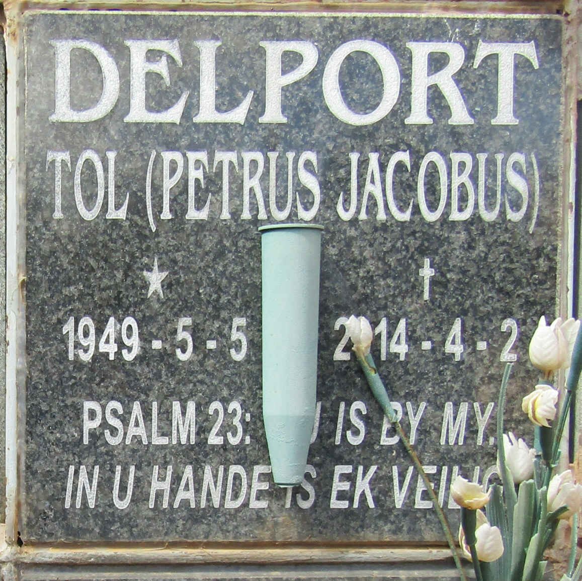 DELPORT Petrus Jacobus 1949-2014