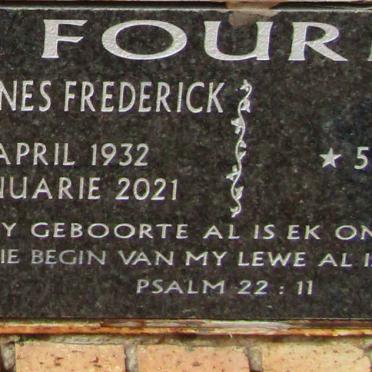 FOURIE Johannes Frederick 1932-2021 & Philis 1940-