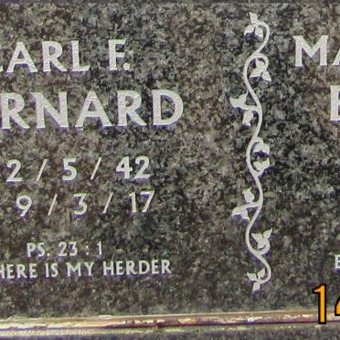 BARNARD Carl F. 1942-2017 & Magdalena C. 1943-2016