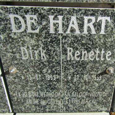 HART Dirk, de 1953- &amp; Renette 1959-