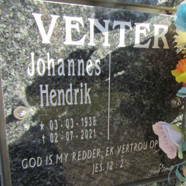 VENTER Johannes Hendrik 1938-2021