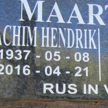 MAARTENS Joachim Hendrik 1937-2016