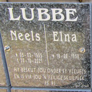 LUBBE Neels 1955-2021 &amp; Elna 1958-