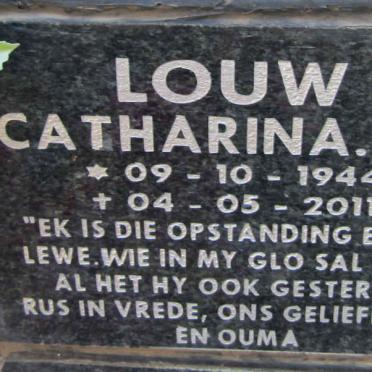 LOUW Catharina E.H. 1944-2011