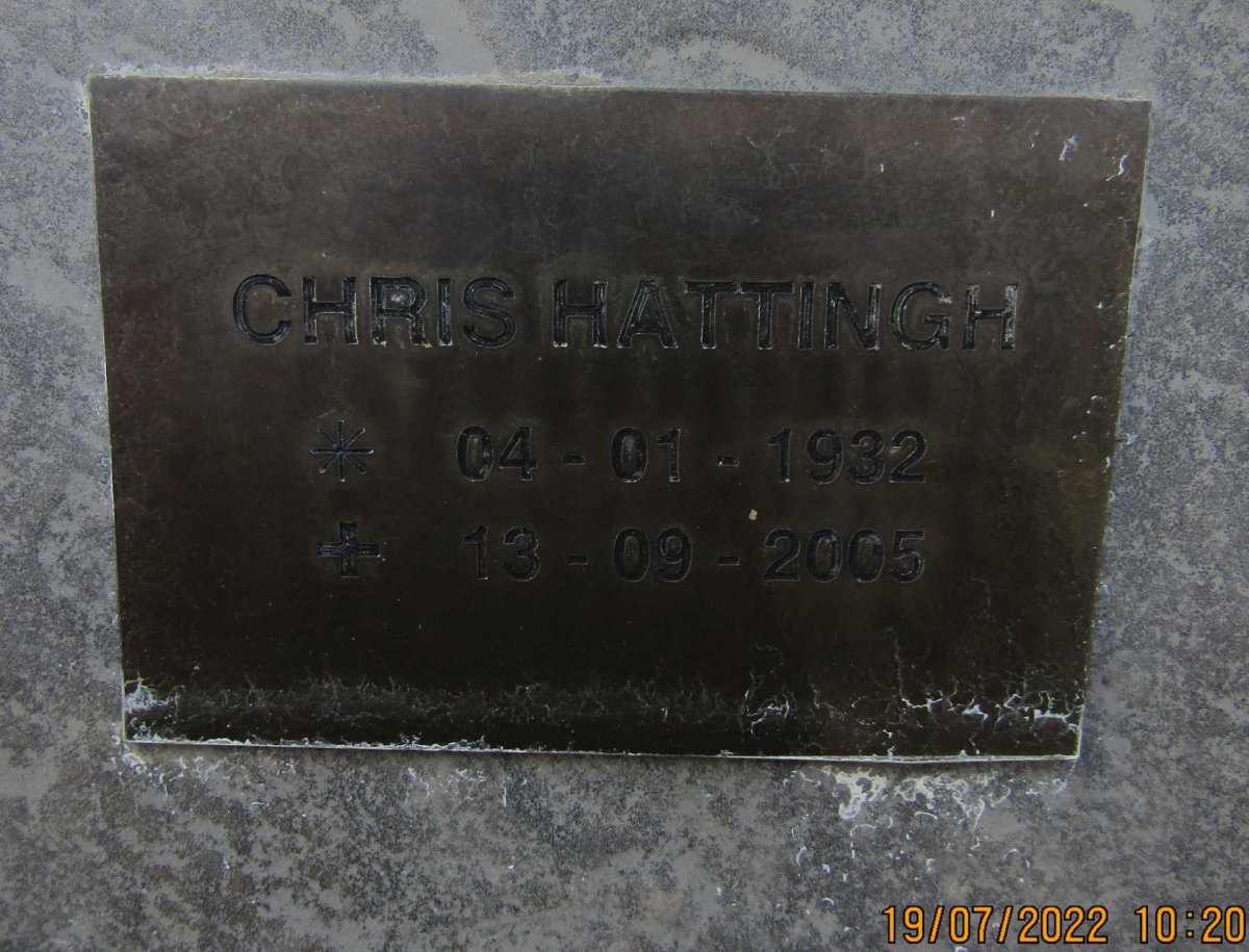 HATTINGH Chris 1932-2005