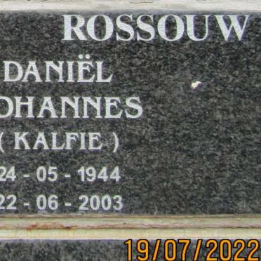 ROSSOUW Daniel Johannes 1944-2003
