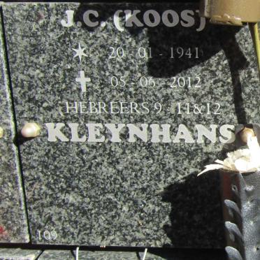 KLEYNHANS J.C. 1941-2012