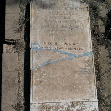 BAUMANN David Louis Friedrich -1871