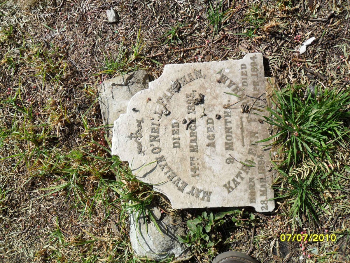 FARNHAM May Evelyn O'Neill 1892-1893 :: FARNHAM Kathleen 1894-1894