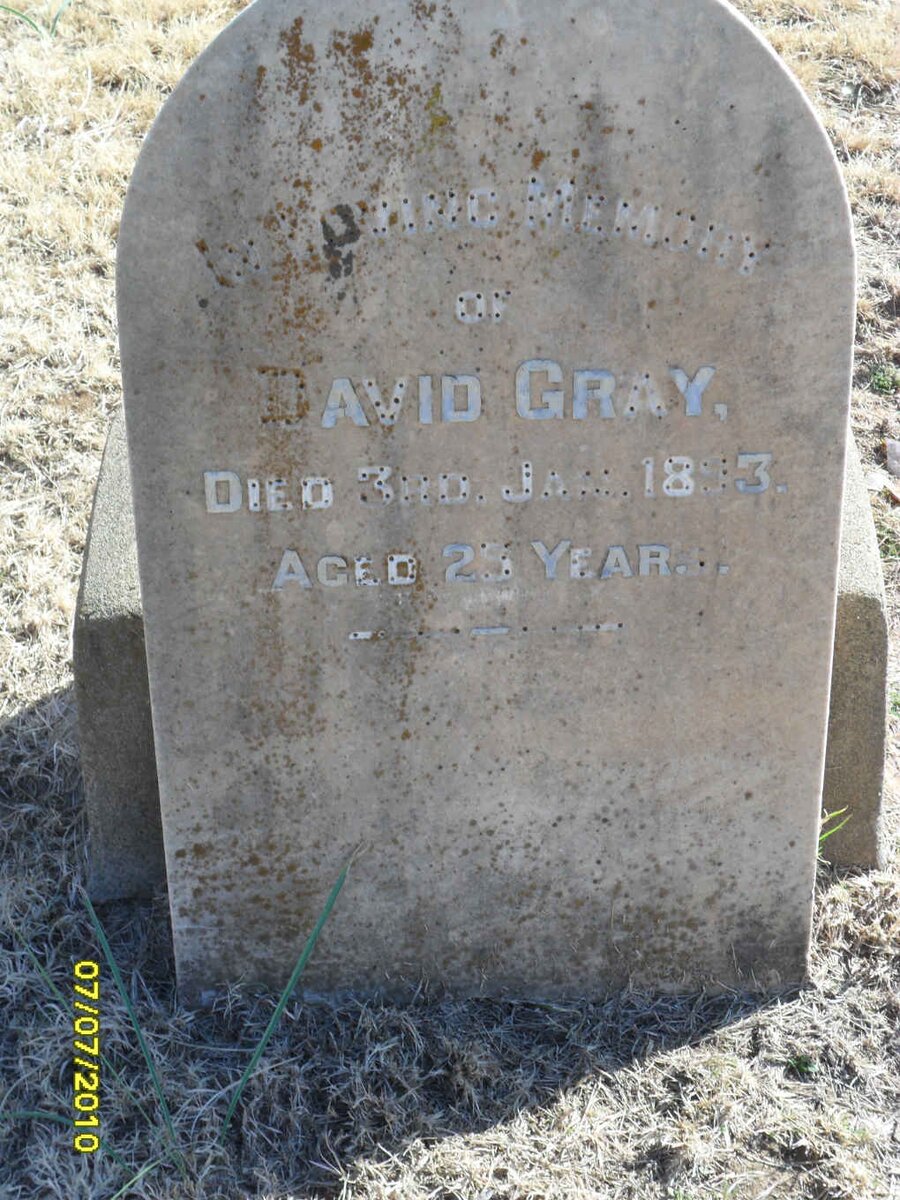 GRAY David -1893