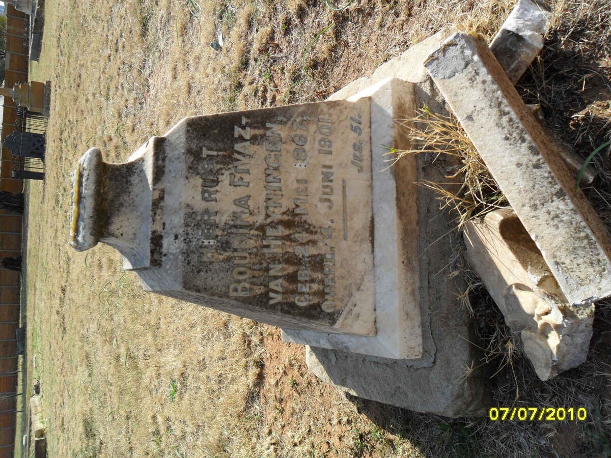 HEYNINGEN Boudina, FIVAZ  van 1867-1901