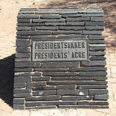 12. Presidentsakker / President's Acre