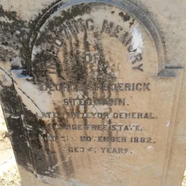 STEGMANN George Frederick -1882