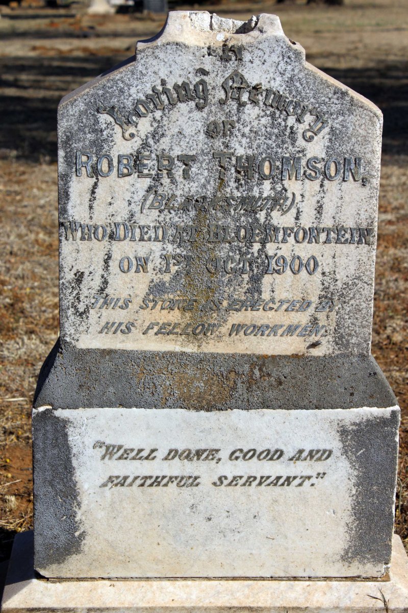 THOMSON Robert -1900