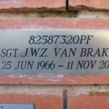 BRAKEL J.W.Z., van 1966-2000