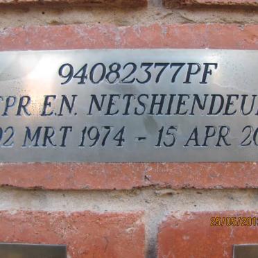 NETSHIENDEULU E.N. 1974-2001