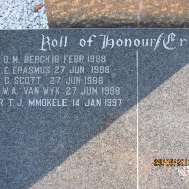 2. Monument - Roll of Honour