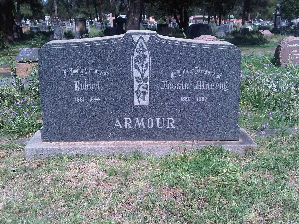 ARMOUR Robert 1881-1944 &amp; Jessie MURRAY 1880-1957
