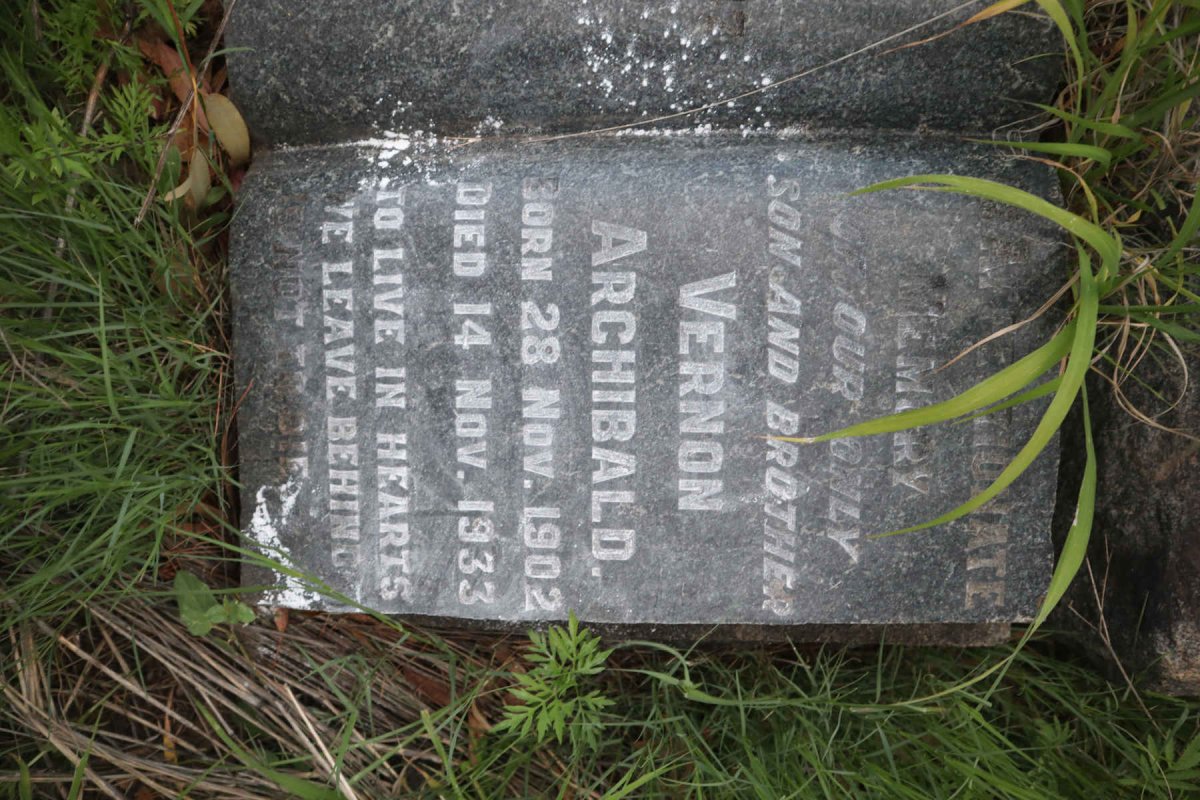 ARCHIBALD Vernon 1902-1933