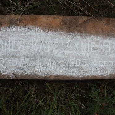 BARRIE Agnes Kate Annie -1965